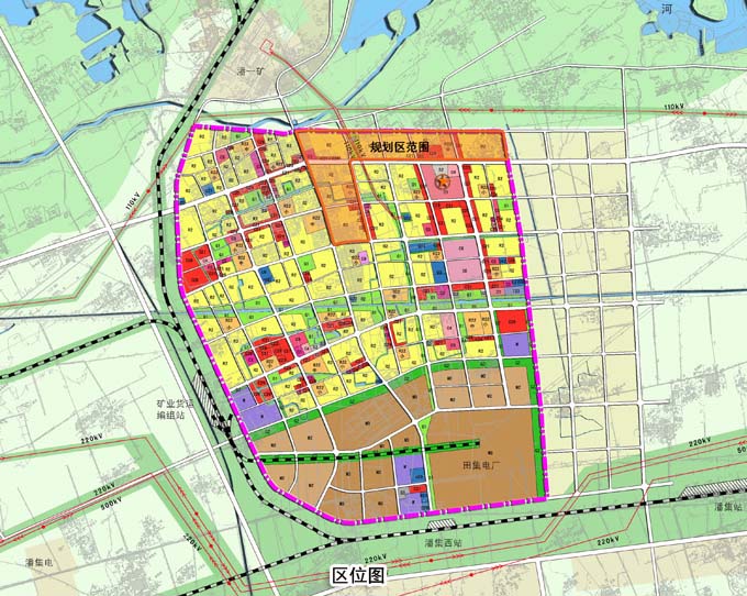 《淮南市潘集区长江路沿线控制性详细规划》公示