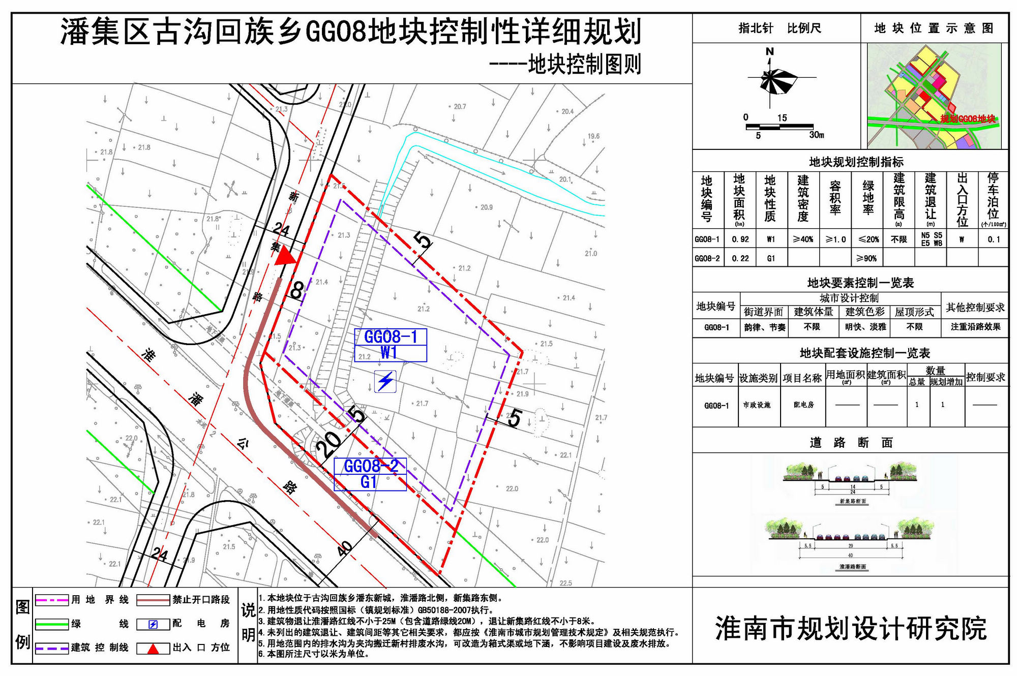 《潘集区古沟回族乡gg08地块控制性详细规划》公示