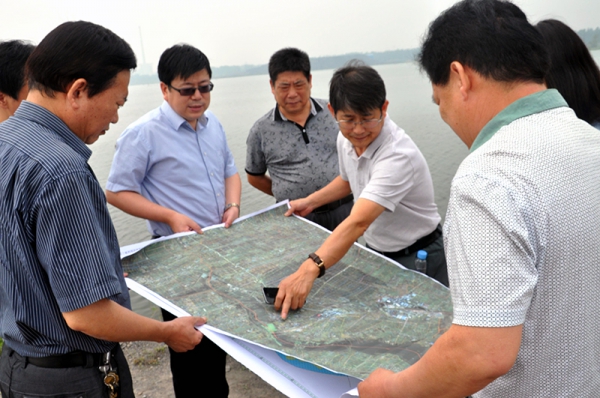 国土部规划司刘光振处长调研我市采煤沉陷区情况