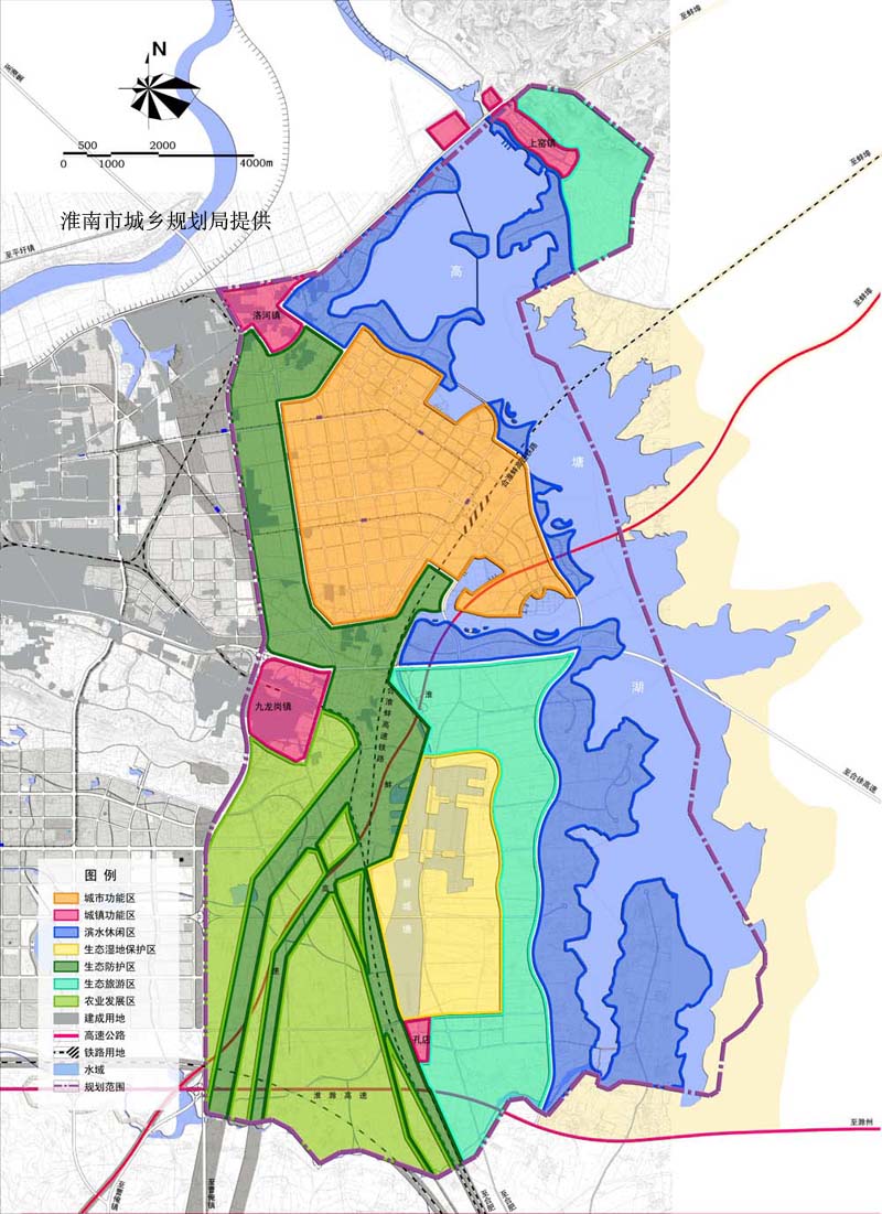 淮南淮河沿岸规划图片